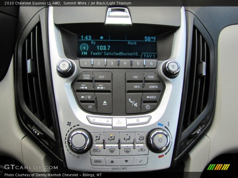 Summit White / Jet Black/Light Titanium 2010 Chevrolet Equinox LS AWD