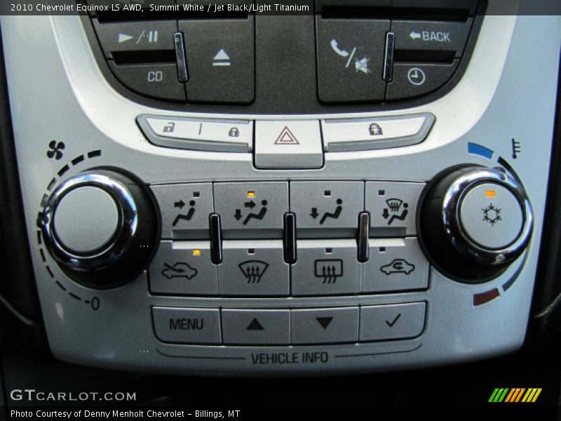 Summit White / Jet Black/Light Titanium 2010 Chevrolet Equinox LS AWD