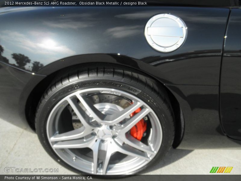 Obsidian Black Metallic / designo Black 2012 Mercedes-Benz SLS AMG Roadster