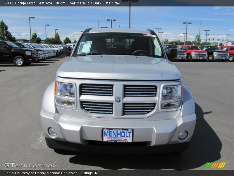Bright Silver Metallic / Dark Slate Gray 2011 Dodge Nitro Heat 4x4