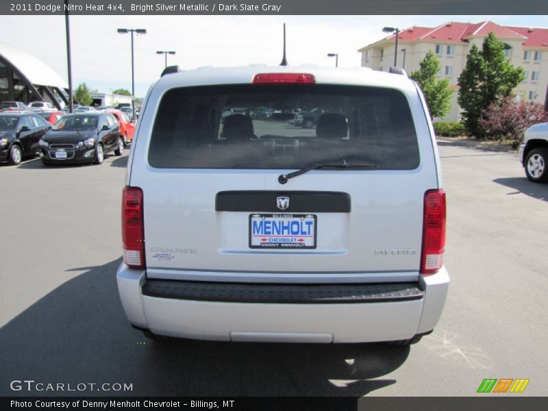 Bright Silver Metallic / Dark Slate Gray 2011 Dodge Nitro Heat 4x4