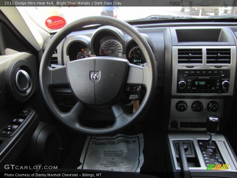 Bright Silver Metallic / Dark Slate Gray 2011 Dodge Nitro Heat 4x4