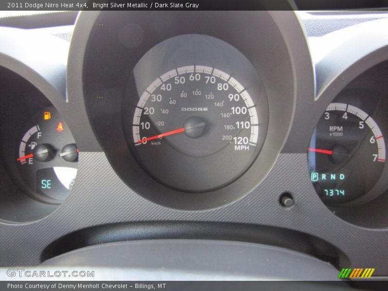 Bright Silver Metallic / Dark Slate Gray 2011 Dodge Nitro Heat 4x4