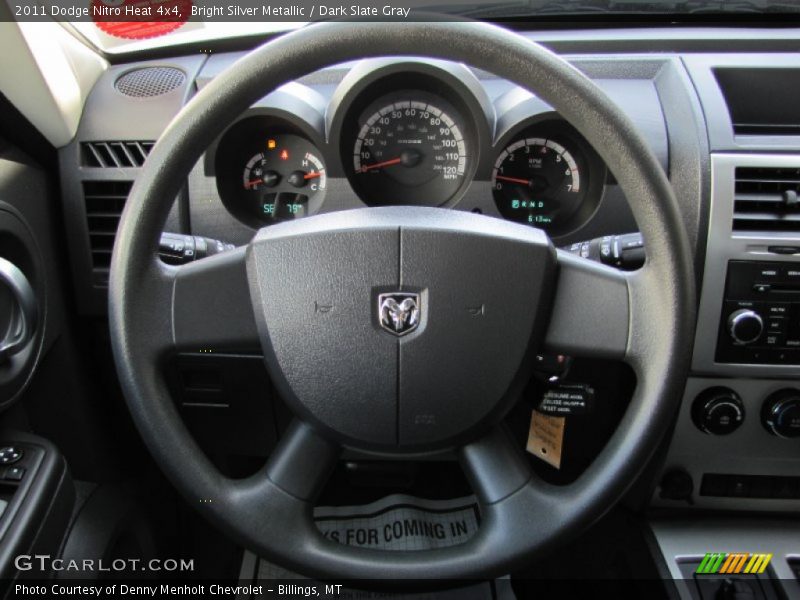 Bright Silver Metallic / Dark Slate Gray 2011 Dodge Nitro Heat 4x4