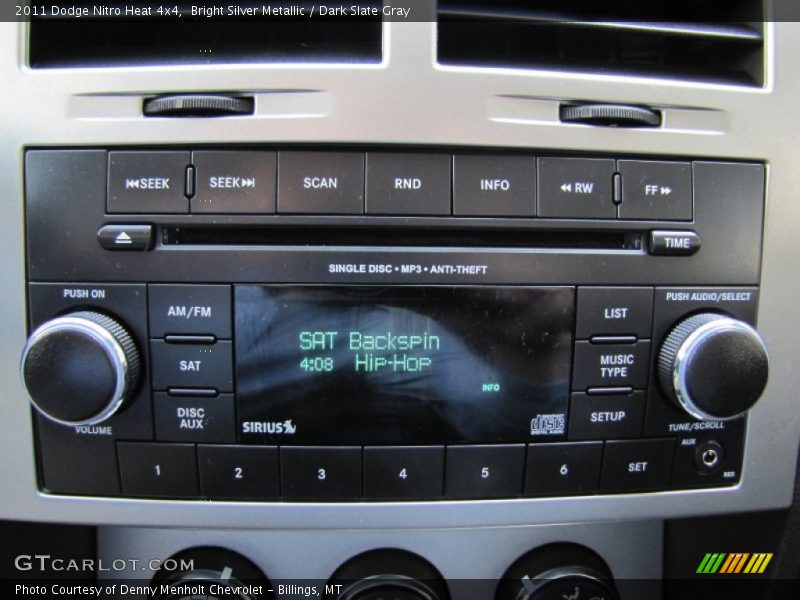 Bright Silver Metallic / Dark Slate Gray 2011 Dodge Nitro Heat 4x4
