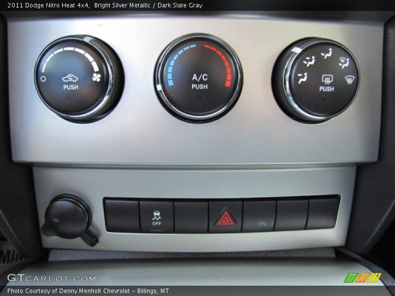 Bright Silver Metallic / Dark Slate Gray 2011 Dodge Nitro Heat 4x4