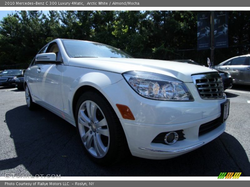 Arctic White / Almond/Mocha 2010 Mercedes-Benz C 300 Luxury 4Matic