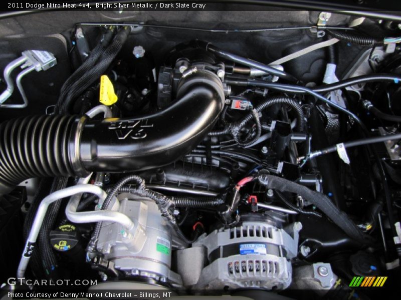 Bright Silver Metallic / Dark Slate Gray 2011 Dodge Nitro Heat 4x4