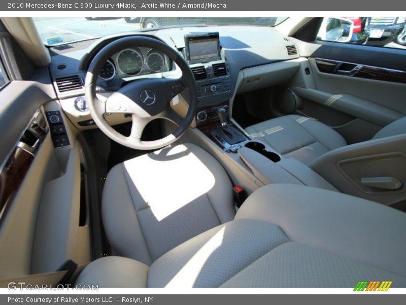 Arctic White / Almond/Mocha 2010 Mercedes-Benz C 300 Luxury 4Matic