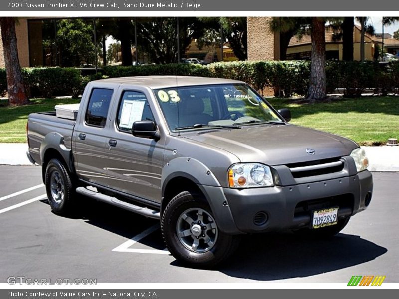 Front 3/4 View of 2003 Frontier XE V6 Crew Cab