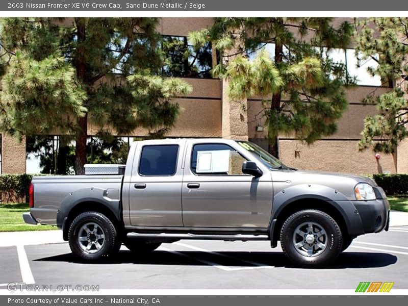  2003 Frontier XE V6 Crew Cab Sand Dune Metallic