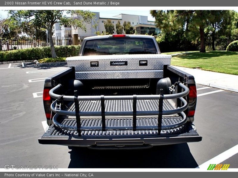Sand Dune Metallic / Beige 2003 Nissan Frontier XE V6 Crew Cab