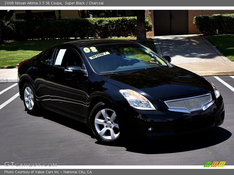 Super Black / Charcoal 2008 Nissan Altima 3.5 SE Coupe