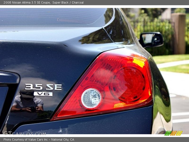 Super Black / Charcoal 2008 Nissan Altima 3.5 SE Coupe