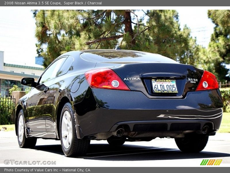 Super Black / Charcoal 2008 Nissan Altima 3.5 SE Coupe