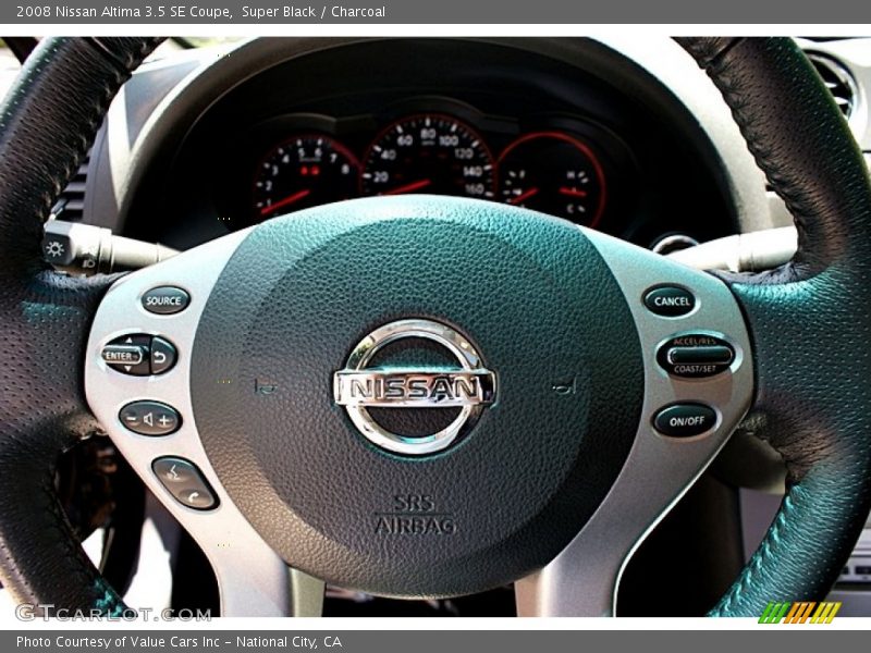 Super Black / Charcoal 2008 Nissan Altima 3.5 SE Coupe