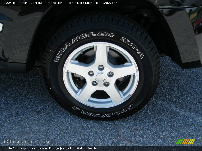 Black / Dark Khaki/Light Graystone 2005 Jeep Grand Cherokee Limited 4x4