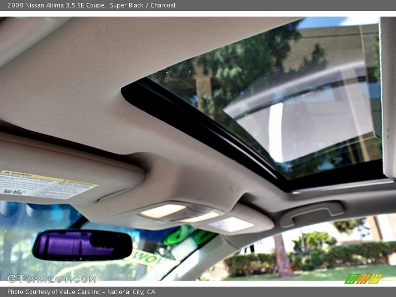 Super Black / Charcoal 2008 Nissan Altima 3.5 SE Coupe