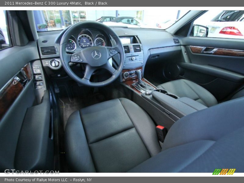Black / Black 2011 Mercedes-Benz C 300 Luxury 4Matic