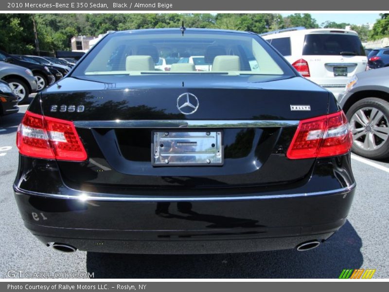 Black / Almond Beige 2010 Mercedes-Benz E 350 Sedan