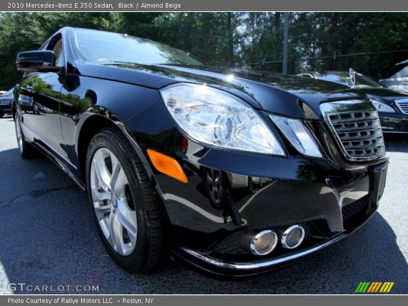 Black / Almond Beige 2010 Mercedes-Benz E 350 Sedan
