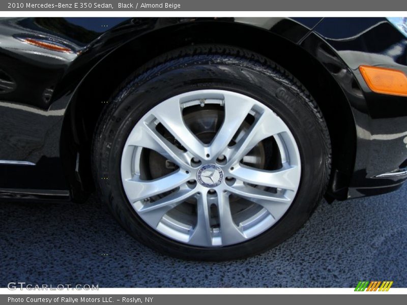 Black / Almond Beige 2010 Mercedes-Benz E 350 Sedan