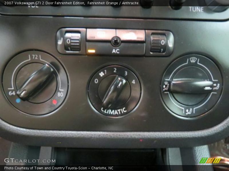 Fahrenheit Orange / Anthracite 2007 Volkswagen GTI 2 Door Fahrenheit Edition