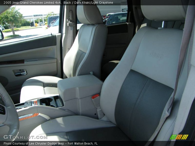 Black / Dark Khaki/Light Graystone 2005 Jeep Grand Cherokee Limited 4x4