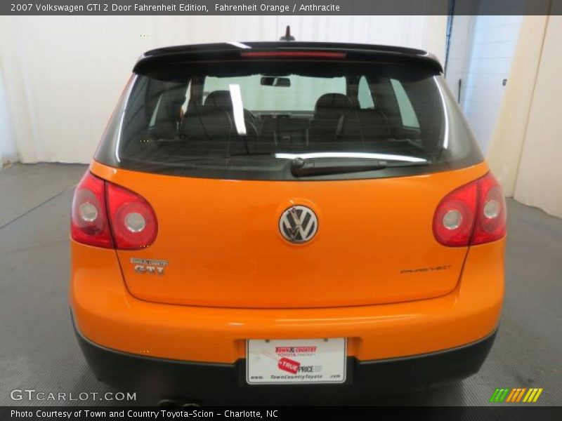 Fahrenheit Orange / Anthracite 2007 Volkswagen GTI 2 Door Fahrenheit Edition