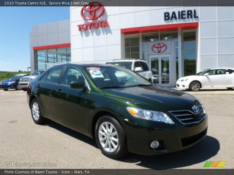 Spruce Mica / Ash Gray 2010 Toyota Camry XLE