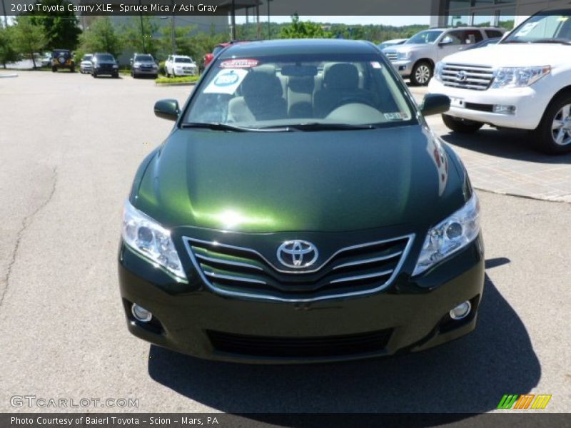 Spruce Mica / Ash Gray 2010 Toyota Camry XLE