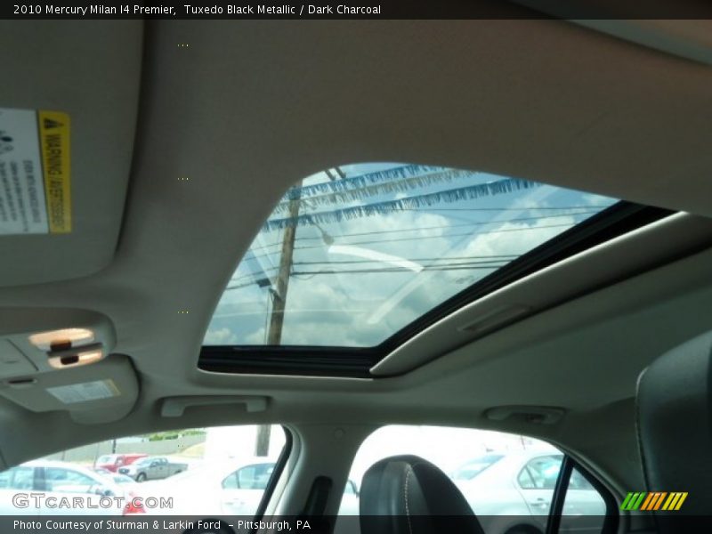 Tuxedo Black Metallic / Dark Charcoal 2010 Mercury Milan I4 Premier