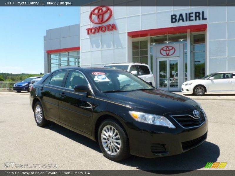 Black / Bisque 2010 Toyota Camry LE
