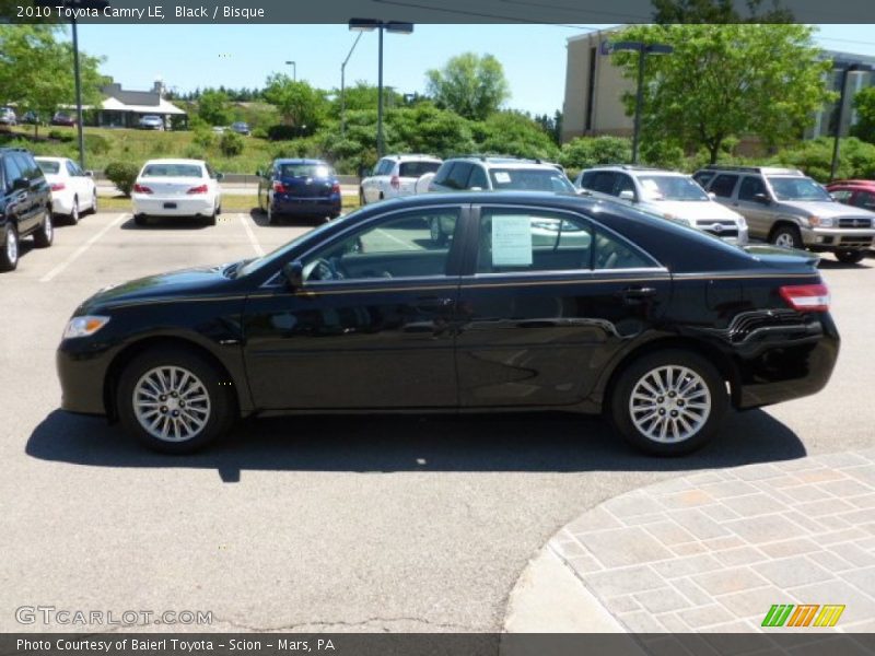 Black / Bisque 2010 Toyota Camry LE
