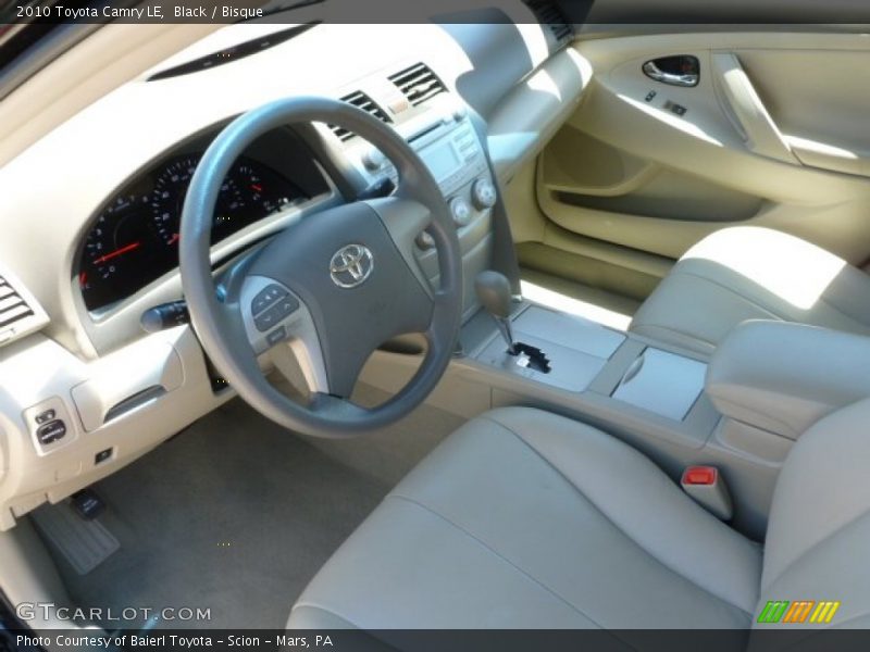 Black / Bisque 2010 Toyota Camry LE