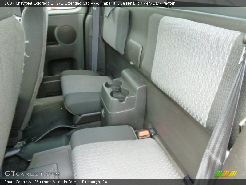 Imperial Blue Metallic / Very Dark Pewter 2007 Chevrolet Colorado LT Z71 Extended Cab 4x4