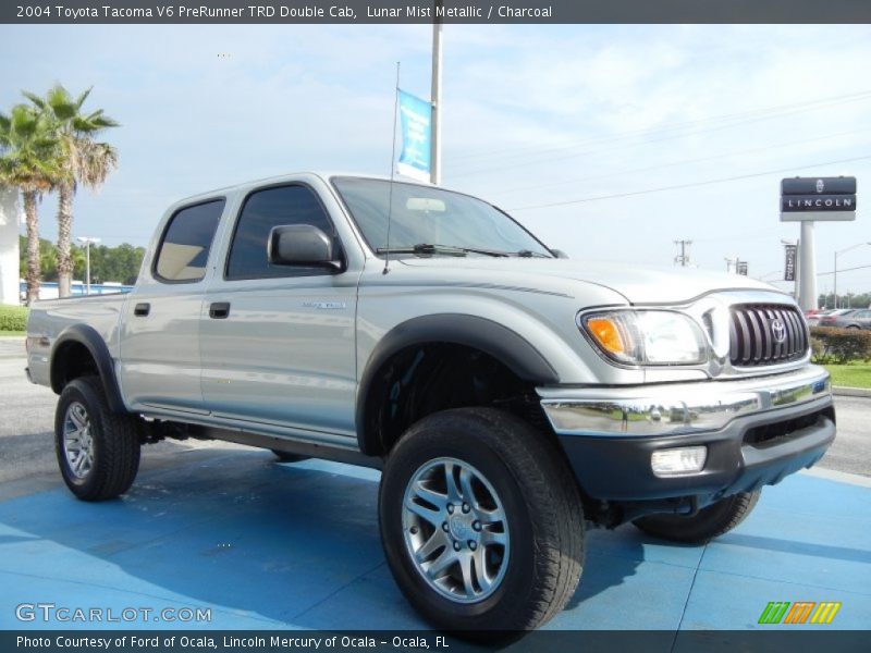 Lunar Mist Metallic / Charcoal 2004 Toyota Tacoma V6 PreRunner TRD Double Cab