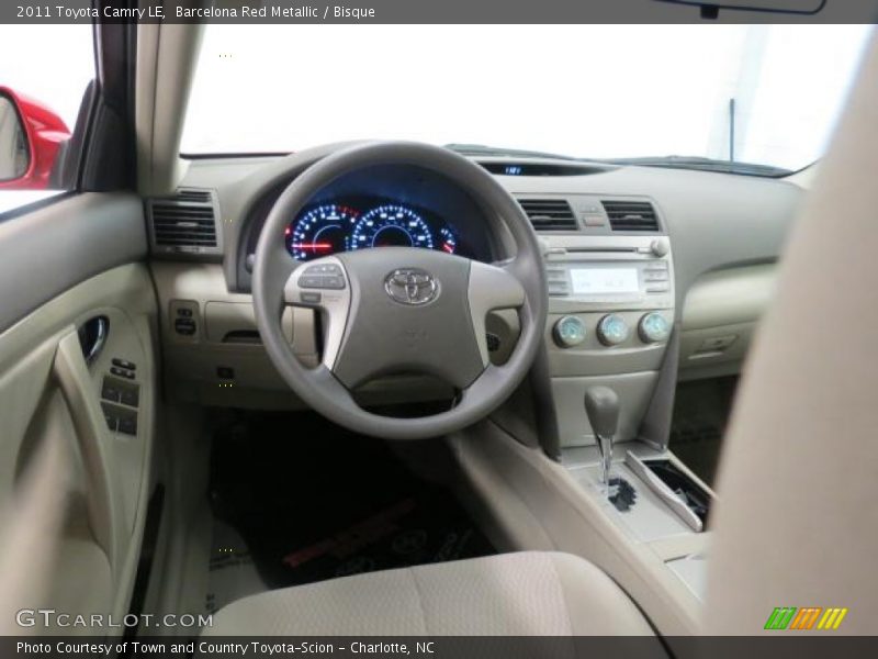 Barcelona Red Metallic / Bisque 2011 Toyota Camry LE