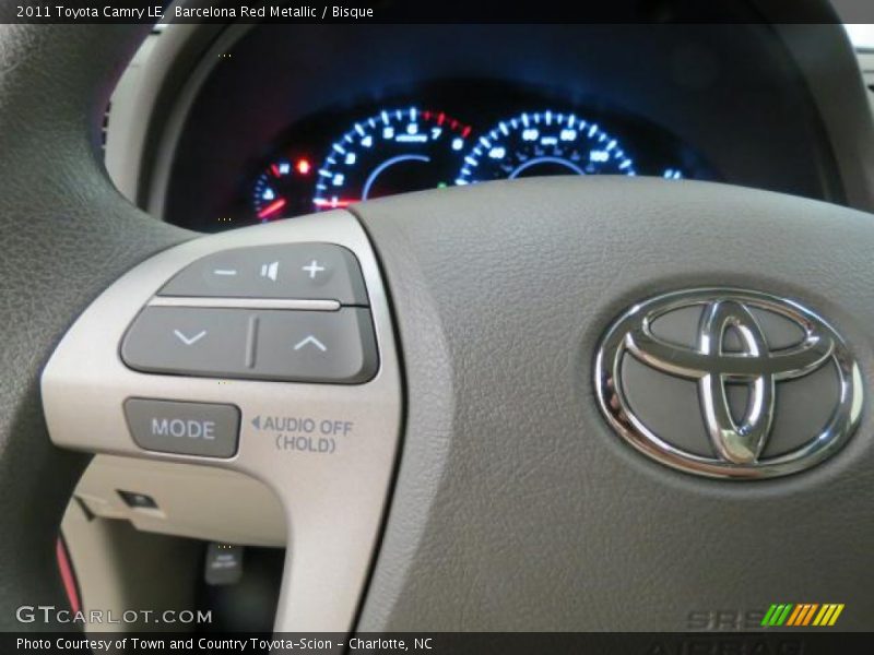 Barcelona Red Metallic / Bisque 2011 Toyota Camry LE