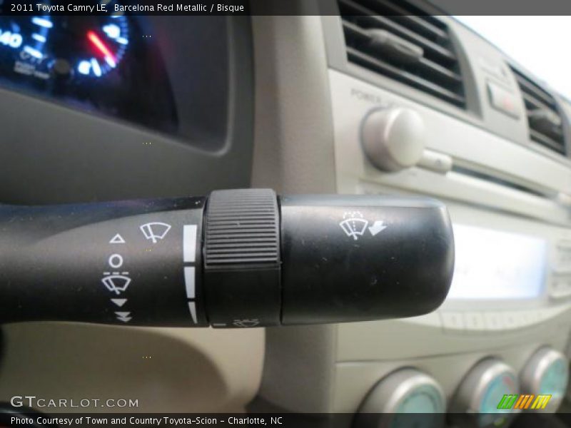 Barcelona Red Metallic / Bisque 2011 Toyota Camry LE