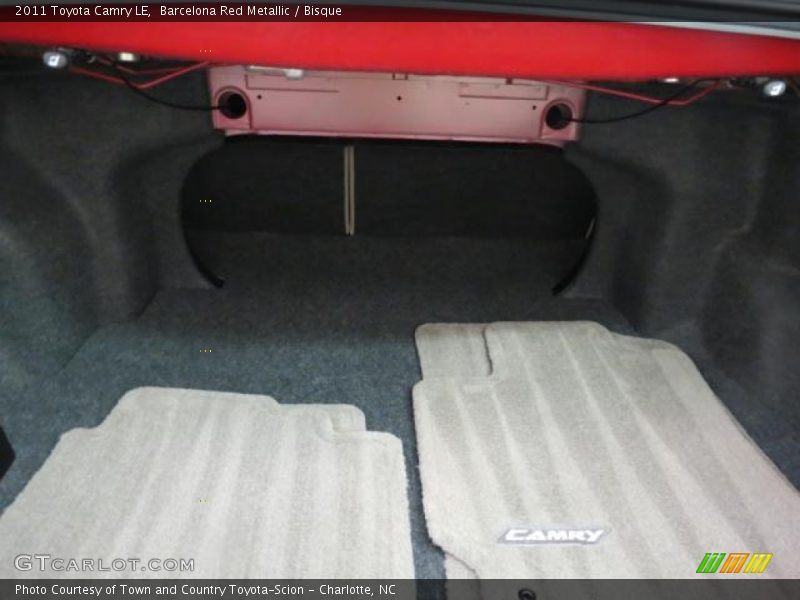 Barcelona Red Metallic / Bisque 2011 Toyota Camry LE