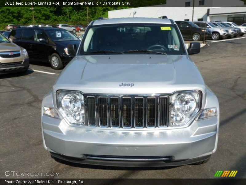 Bright Silver Metallic / Dark Slate Gray 2011 Jeep Liberty Limited 4x4