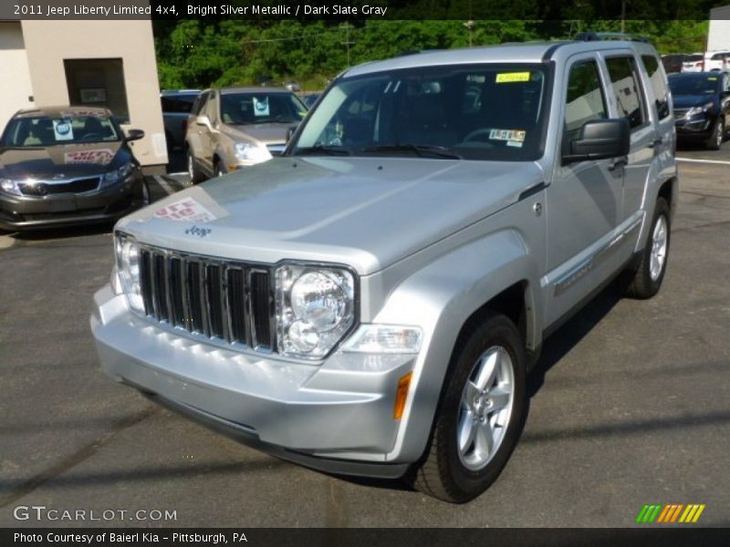 Bright Silver Metallic / Dark Slate Gray 2011 Jeep Liberty Limited 4x4