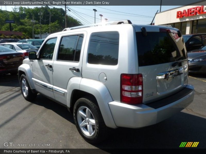 Bright Silver Metallic / Dark Slate Gray 2011 Jeep Liberty Limited 4x4
