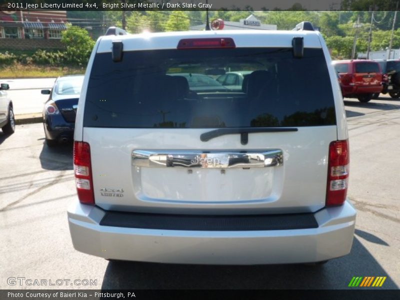 Bright Silver Metallic / Dark Slate Gray 2011 Jeep Liberty Limited 4x4