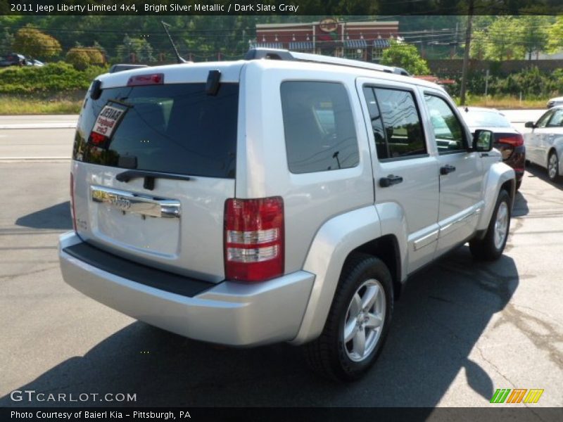 Bright Silver Metallic / Dark Slate Gray 2011 Jeep Liberty Limited 4x4