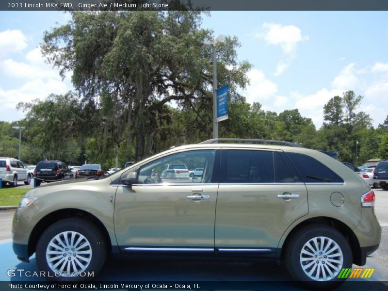 Ginger Ale / Medium Light Stone 2013 Lincoln MKX FWD