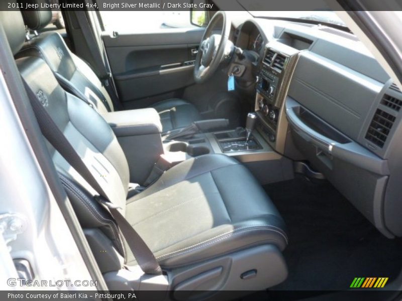 Bright Silver Metallic / Dark Slate Gray 2011 Jeep Liberty Limited 4x4