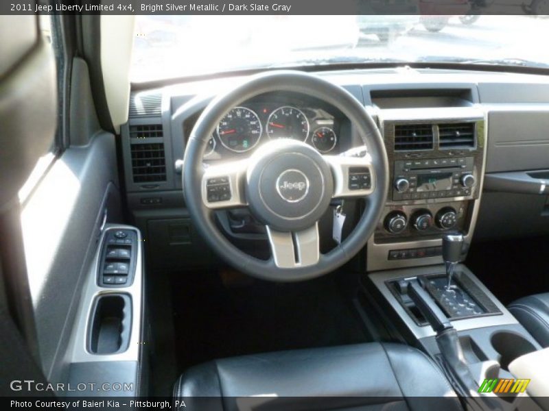 Bright Silver Metallic / Dark Slate Gray 2011 Jeep Liberty Limited 4x4
