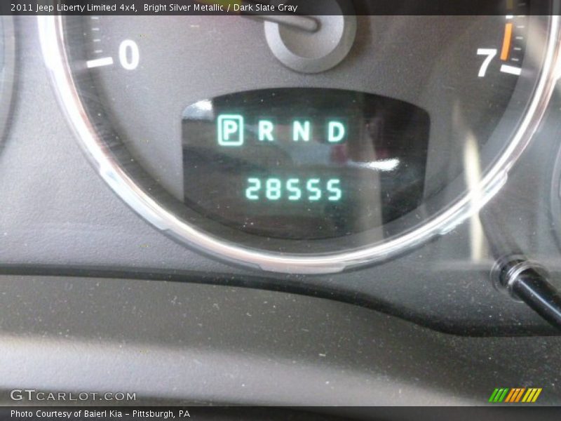 Bright Silver Metallic / Dark Slate Gray 2011 Jeep Liberty Limited 4x4